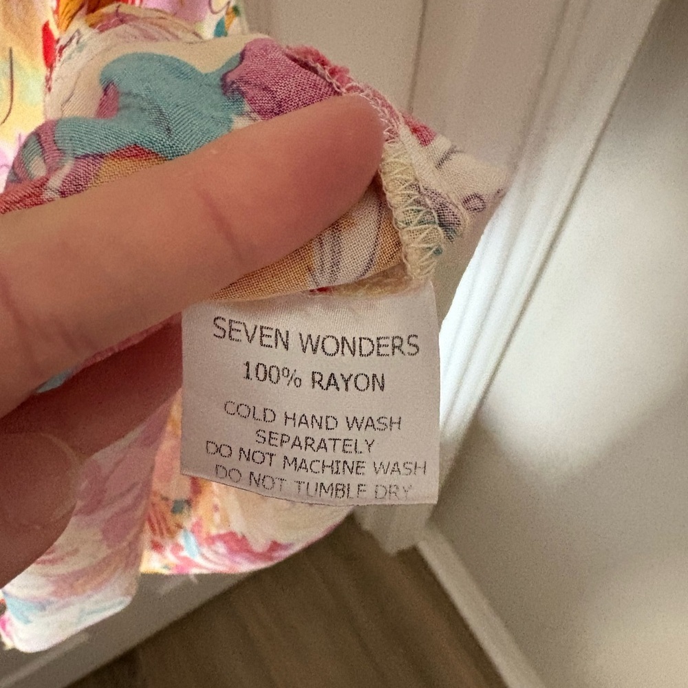 SEVEN WONDERS Lori Mini Dress Size M - Picture 6 of 6